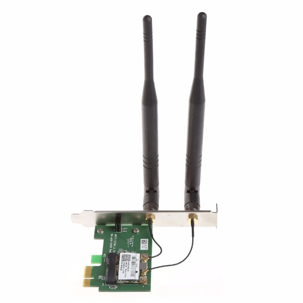 Двухдиапазонный BCM4322 беспроводной Wifi PCI-E карта 300 м настольный адаптер BCM943225HMS