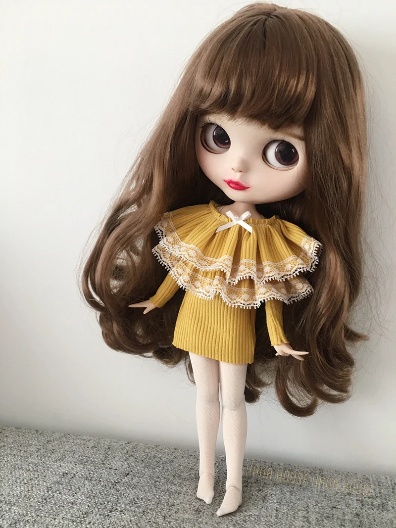 1 шт. симпатичная накидка Кружевное облегающее платье для Blyth Azone s Ob24 1/6 аксессуары