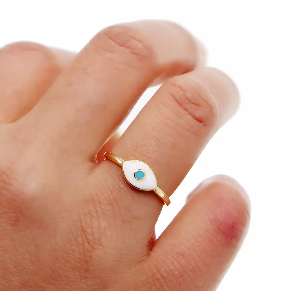 2020 дешевого оптового ювелирных украшений и белой эмалью в виде золотое покрытие