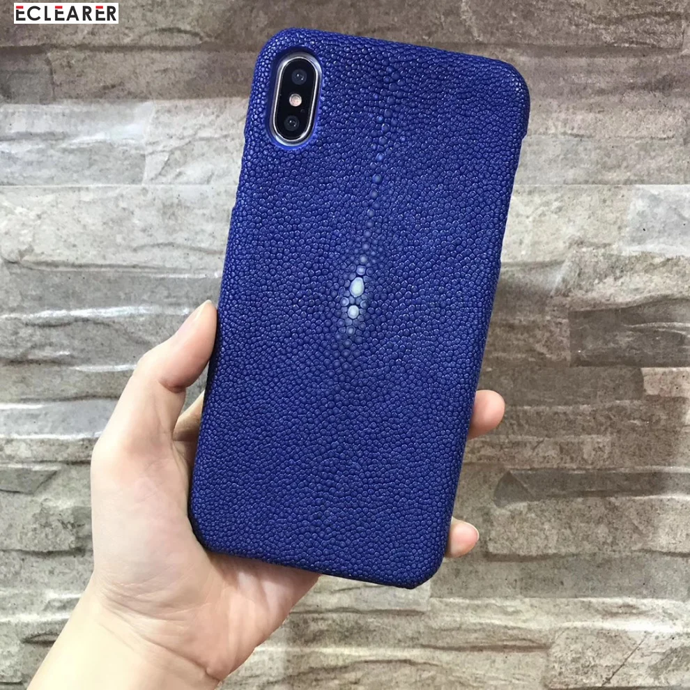 Модный кожаный чехол с натуральным жемчугом и рыбьей кожей для iPhone XS MAX/XR, задняя крышка, Роскошный кожаный чехол для iPhone XR XS MAX