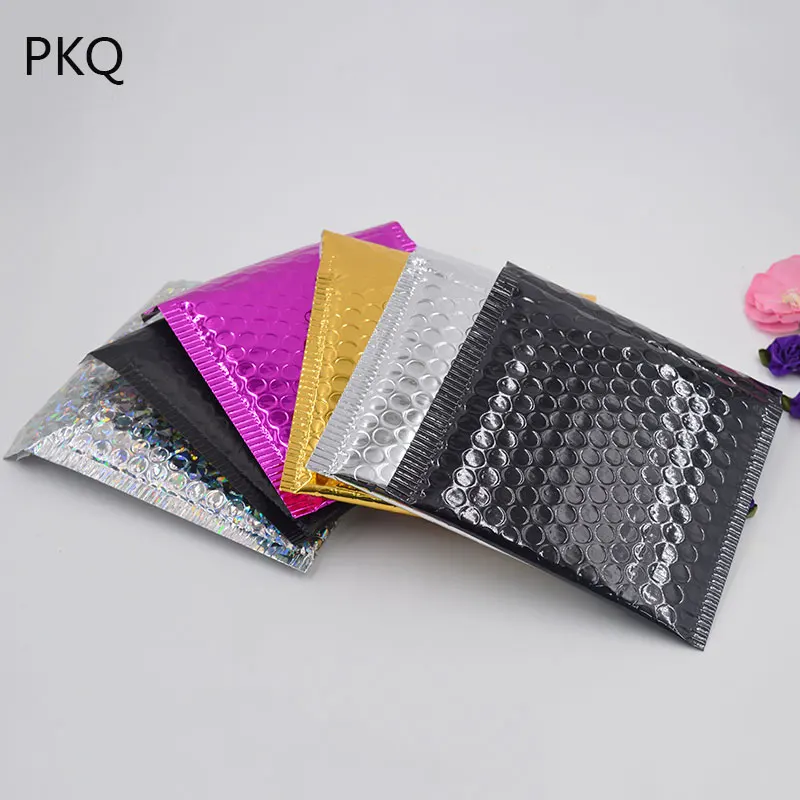 20 шт 15x13cm Алюминий Фольга конверты Пузырь Мягкий Конверт небольшой почтовый