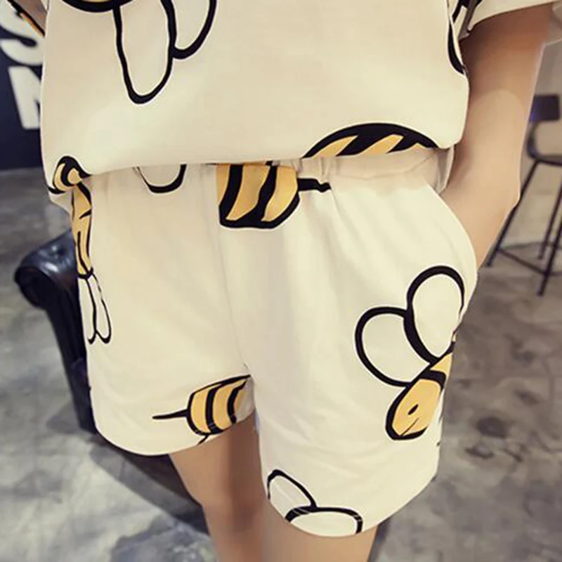 ЛИВА девушка прекрасный летний Мёд пчела печатных Для женщин Наборы для ухода за