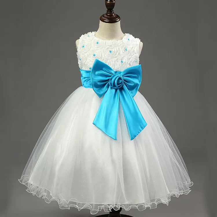 Cheap Toddler Flower Girl Party Dresses Cute Princess Costume 2016 Brand Kids Dress Girls Clothes for Birthday and Wedding | Детская