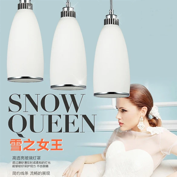 Современный Маленький модный подвесной светильник простой стеклянный лампа для