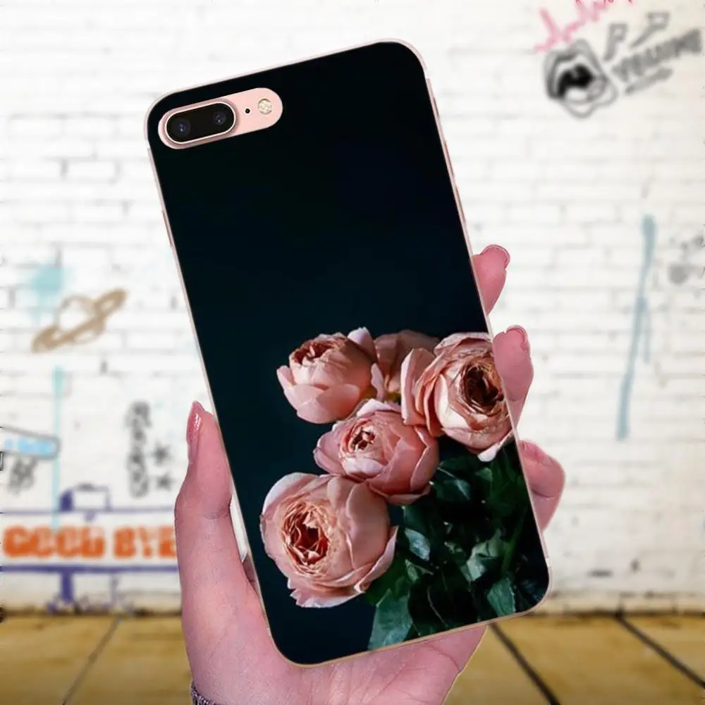 Pink Peonies On Sale Phone Case For Huawei Honor 4C 5A 5C 5X 6 6C 6A 6X 7 7X 8 9 V8 V10 Y3II Y5II Y6II G8 P7 Play Lite | Мобильные