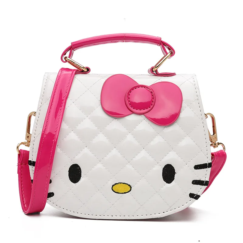 Новая Милая мини сумка Детская Hello Kitty для женщин мультяшный Кот ПУ