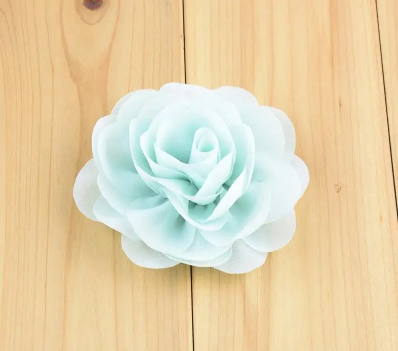 3 шт. шифоновые розетки 22 цвета|fabric flowers|chiffon rosesflower rosette |