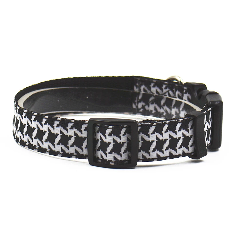 Нейлоновый ошейник для домашних животных + поводок регулируемый в виде гусиной