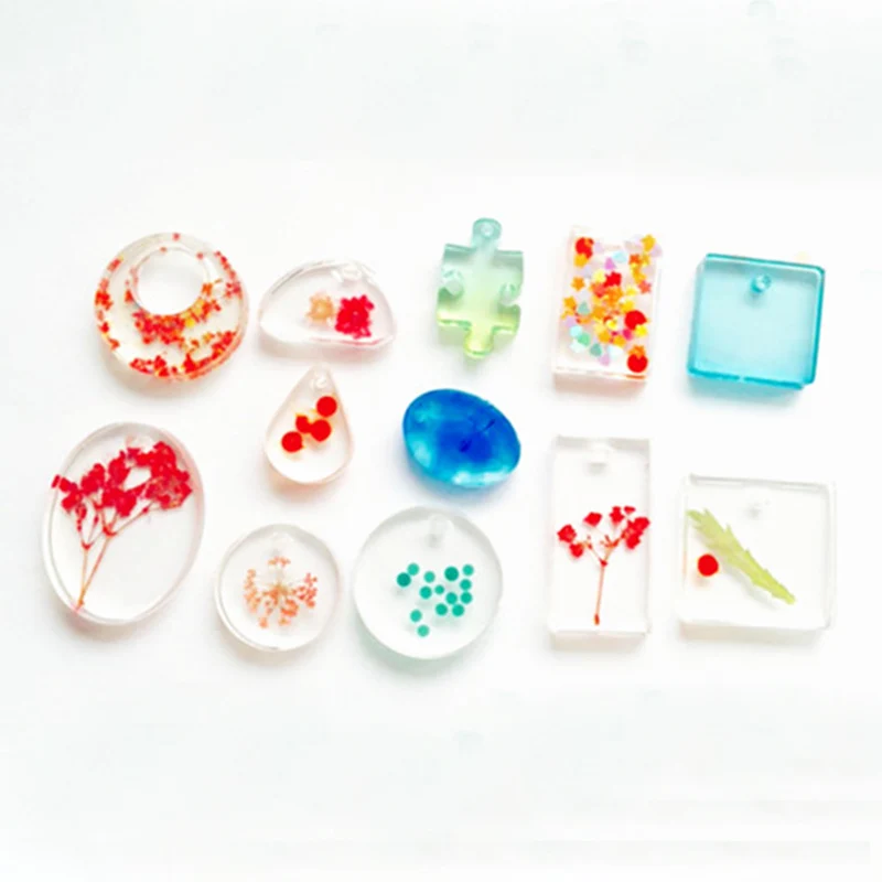 Прозрачная УФ-смола Жидкая силиконовая форма ремесло сделай сам для сережек