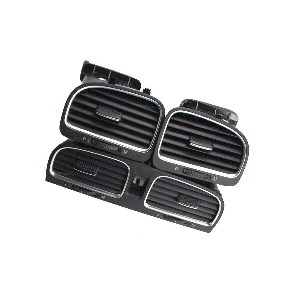 5KD819703 5KD819704 5KD819728 для VW Golf GTI MK6 2009 2010 2011 2012 2013 компл. Chrome передний левый и правый воздуха Dashboard на выходе vent
