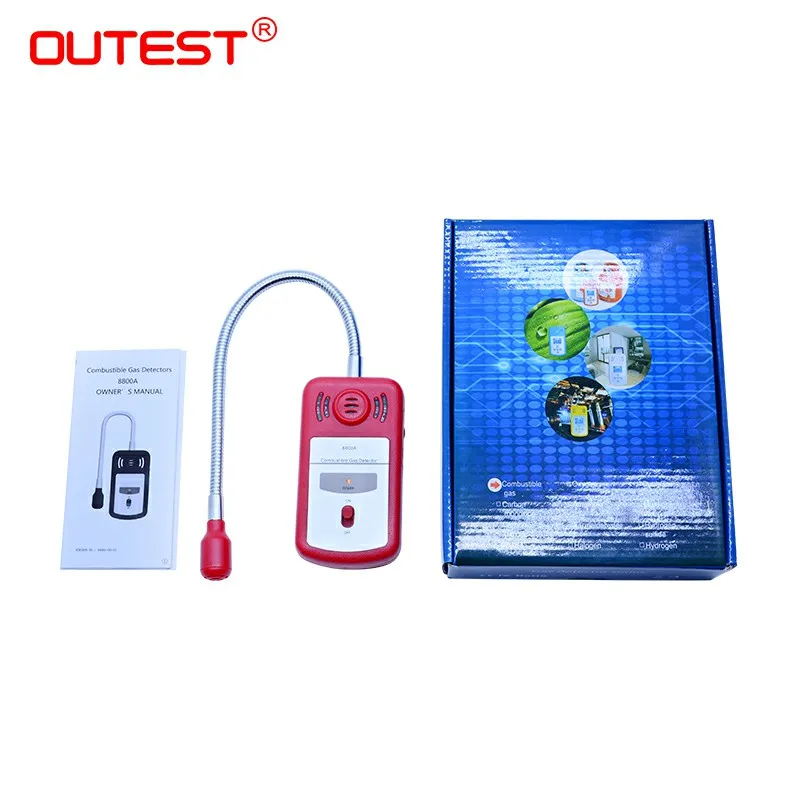 

Portable radiator combustion gas leak tester gas emission analyzer air quality monitorTester Finder with Sound light Alarm