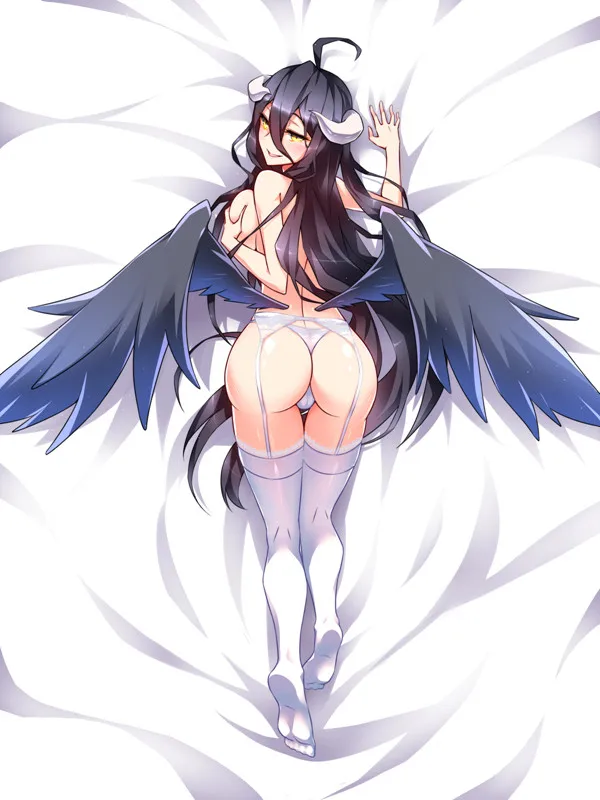 MMF overlord аниме персонажи сексуальная девушка albedo & shalltear кровавшая простыня