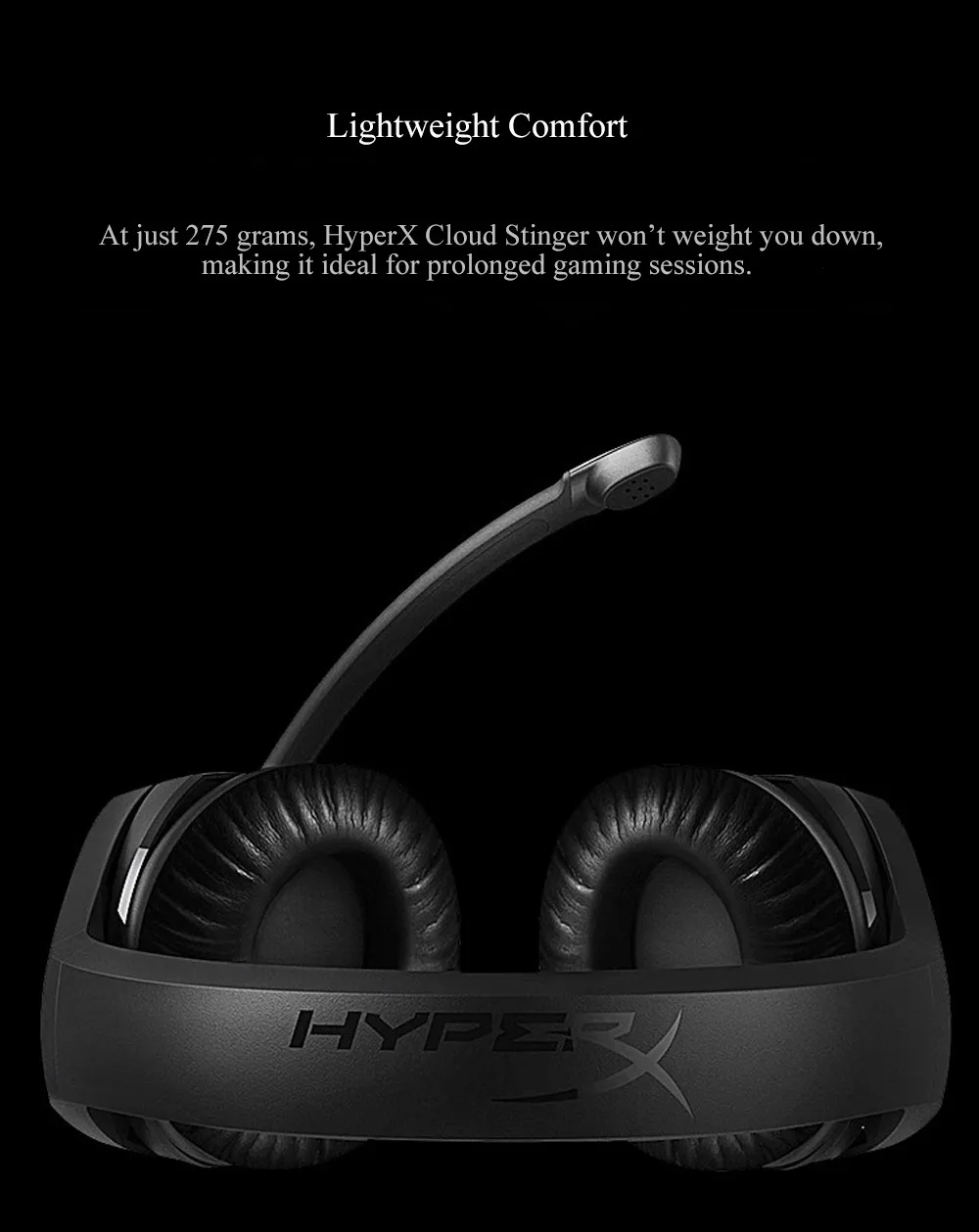Игровые наушники kingston HyperX Cloud Stinger с микрофоном