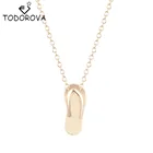 Тапочки Todorova в стиле стимпанк, уникальное очаровательное мужское ожерелье с подвеской, шлепанцы, минималистичный подарок для девушки, украшения в стиле хип-хоп