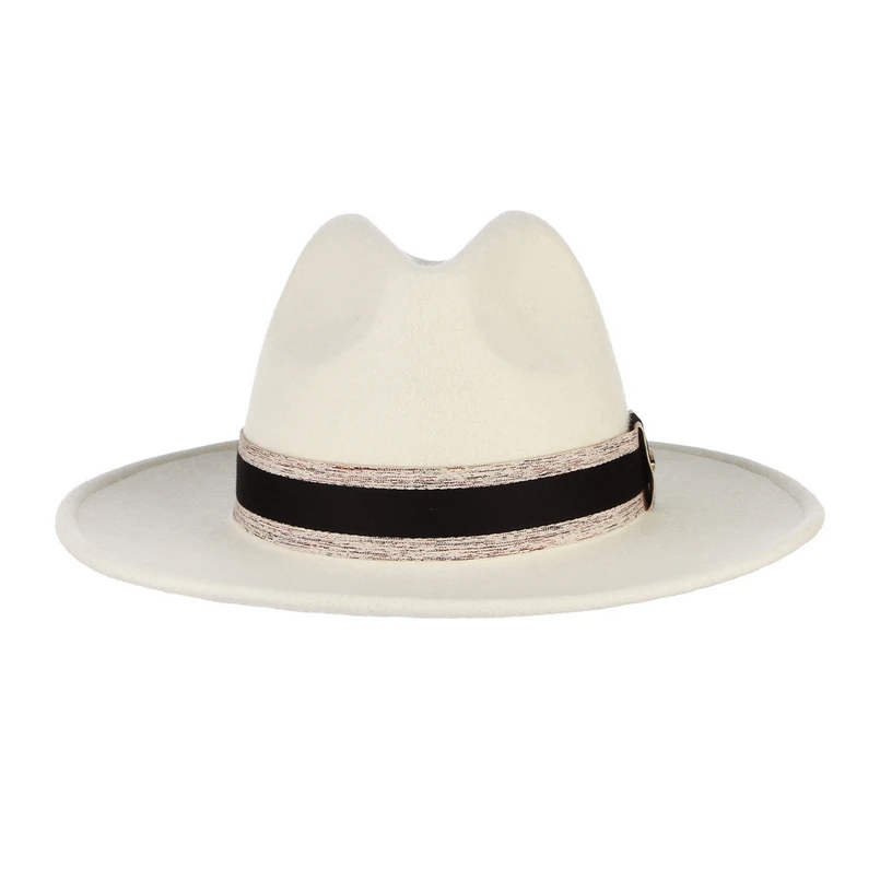 Шляпа федора GEMVIE унисекс из 100% шерсти с широкими полями Мужские фетровые шляпы 