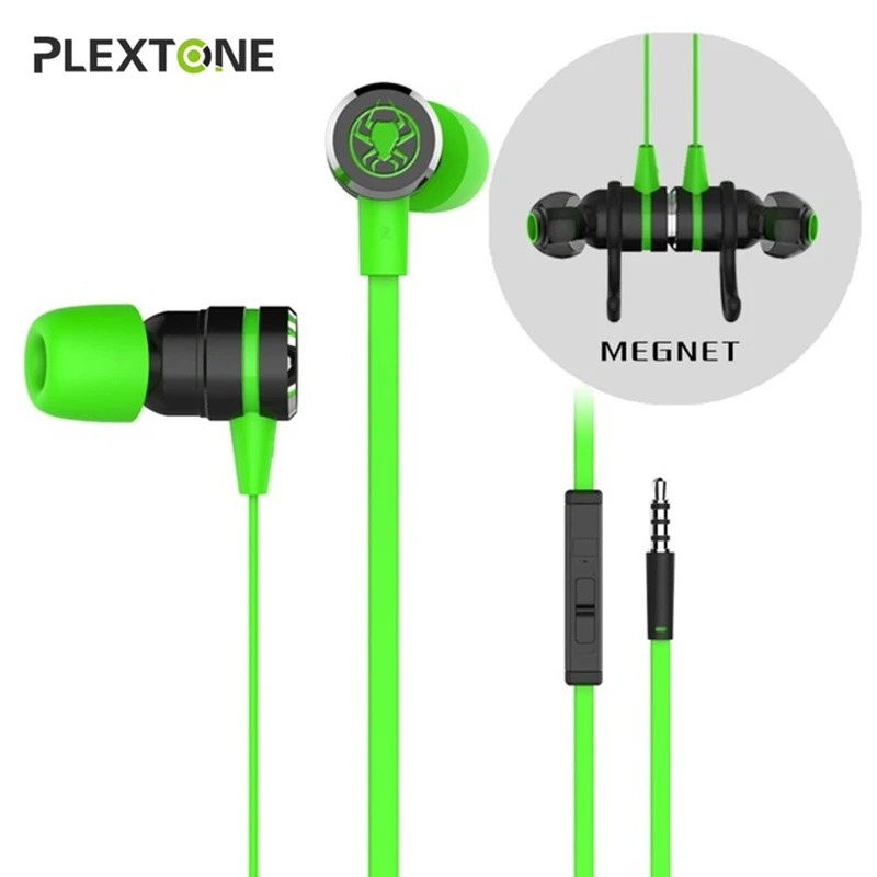 Оригинальный PLEXTONE G20 Игровые наушники магнит проводной спортивные вкладыши