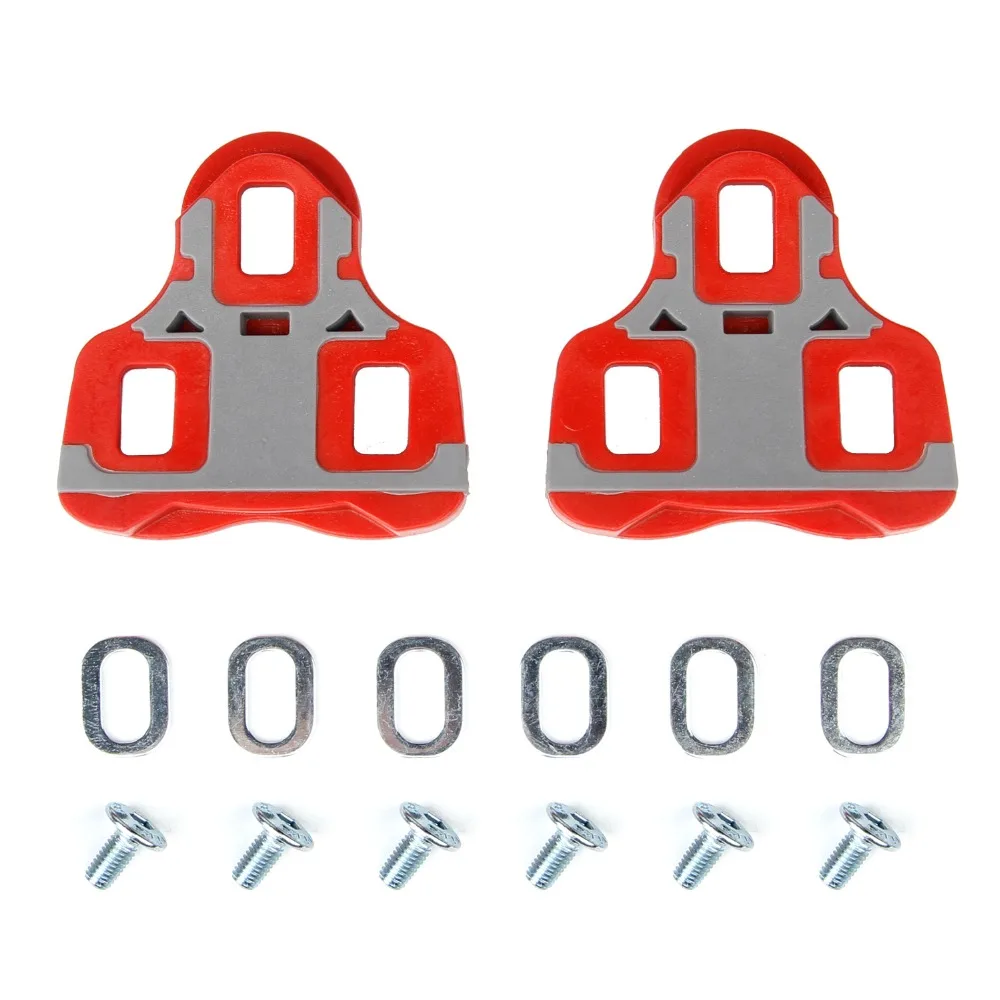 Самоблокирующаяся велосипедная педаль Шипованная шина RC7 черный/красный