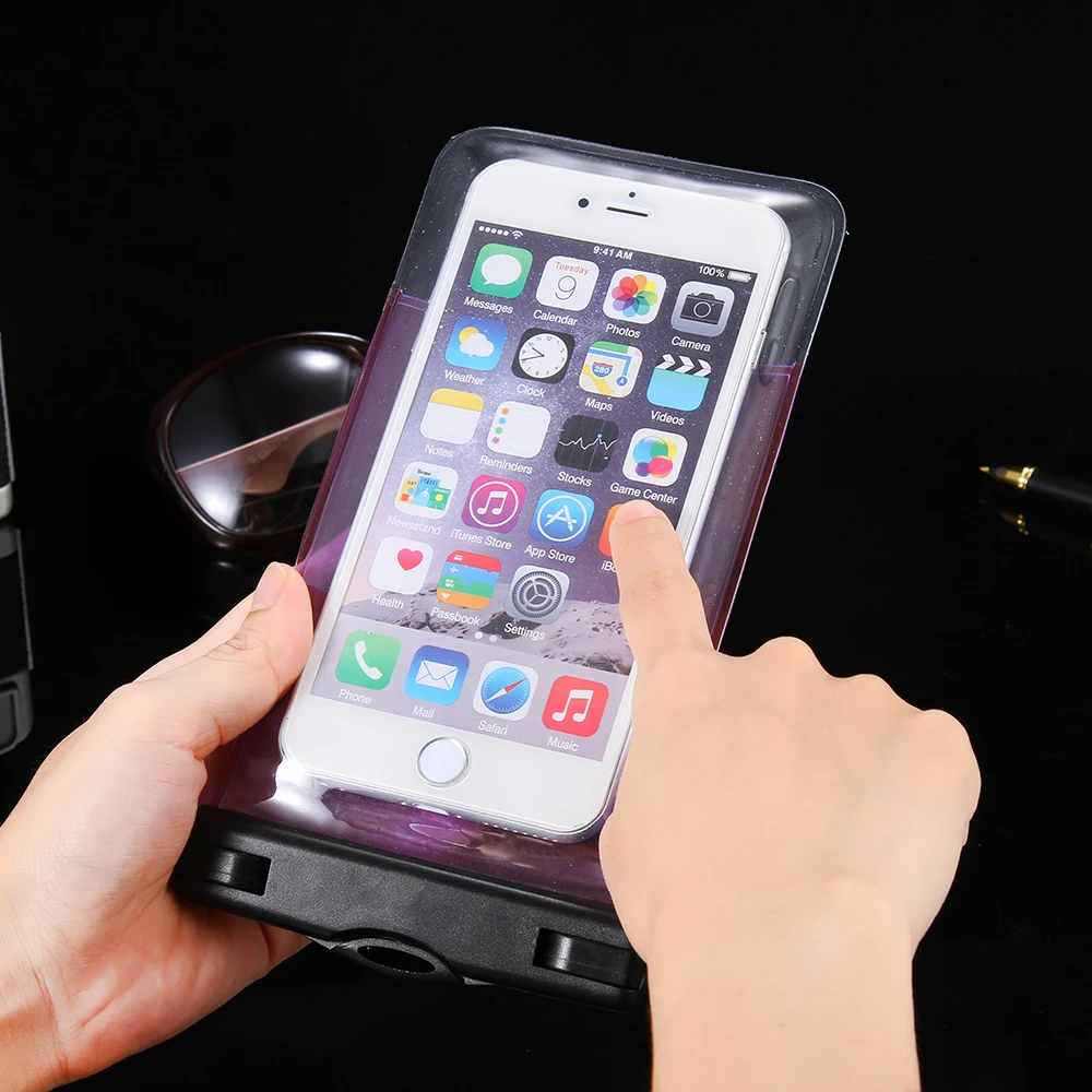 KISSCASE 100% Sealed Waterproof Pouch Phone Case For Apple iPhone 8 6 6S 7 5S SE Samsung S7 S6 edge J3 J5 J7 A5 A3 A7 Bags Cases | Мобильные