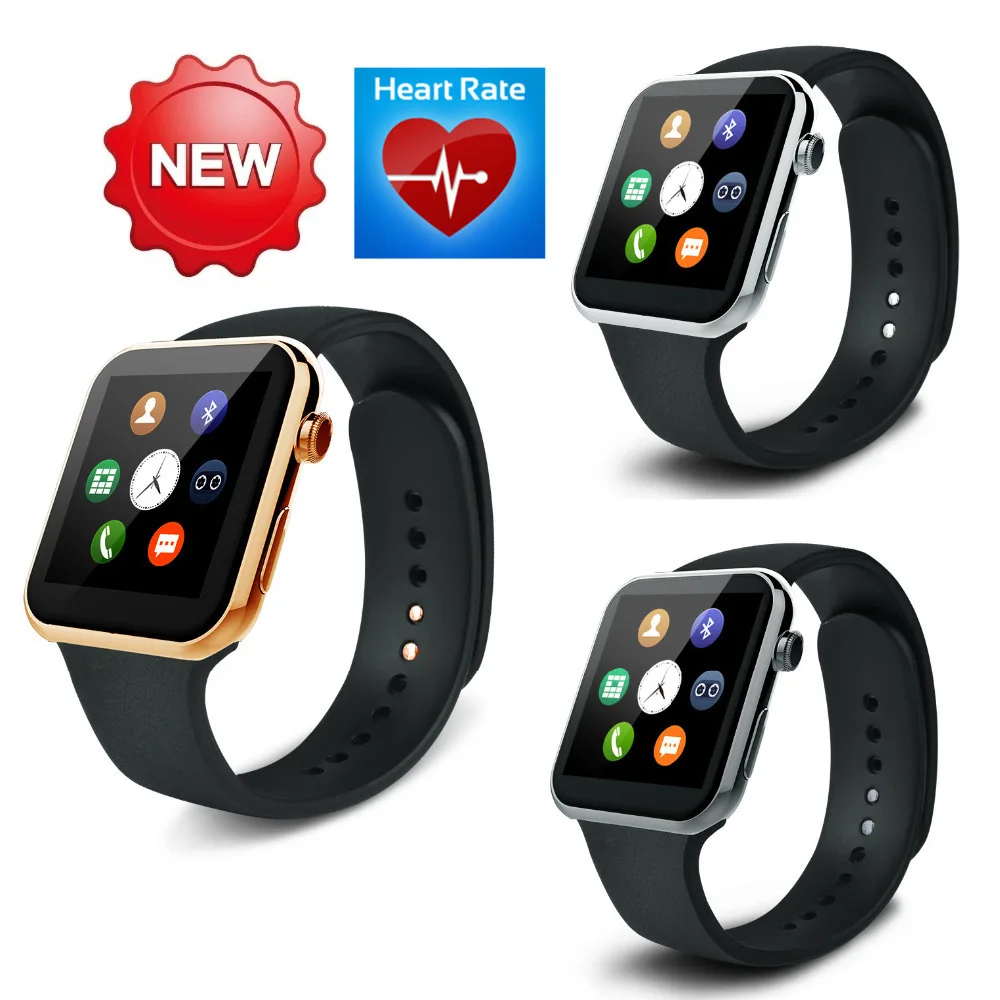2015 New Smartwatch A9 Bluetooth Smart watch for Apple iPhone &amp Samsung Android Phone relogio inteligente reloj smartphone |