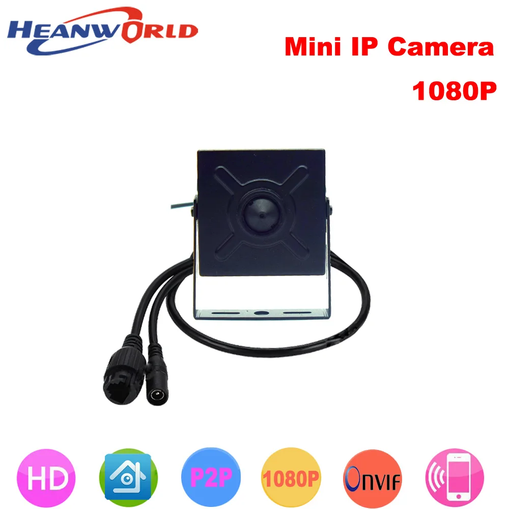 Heanworld 1080P супер мини веб камера 2.0mp full hd домашняя cctv onvif с 3 7 мм lense ip PoE|camera onvif|camera