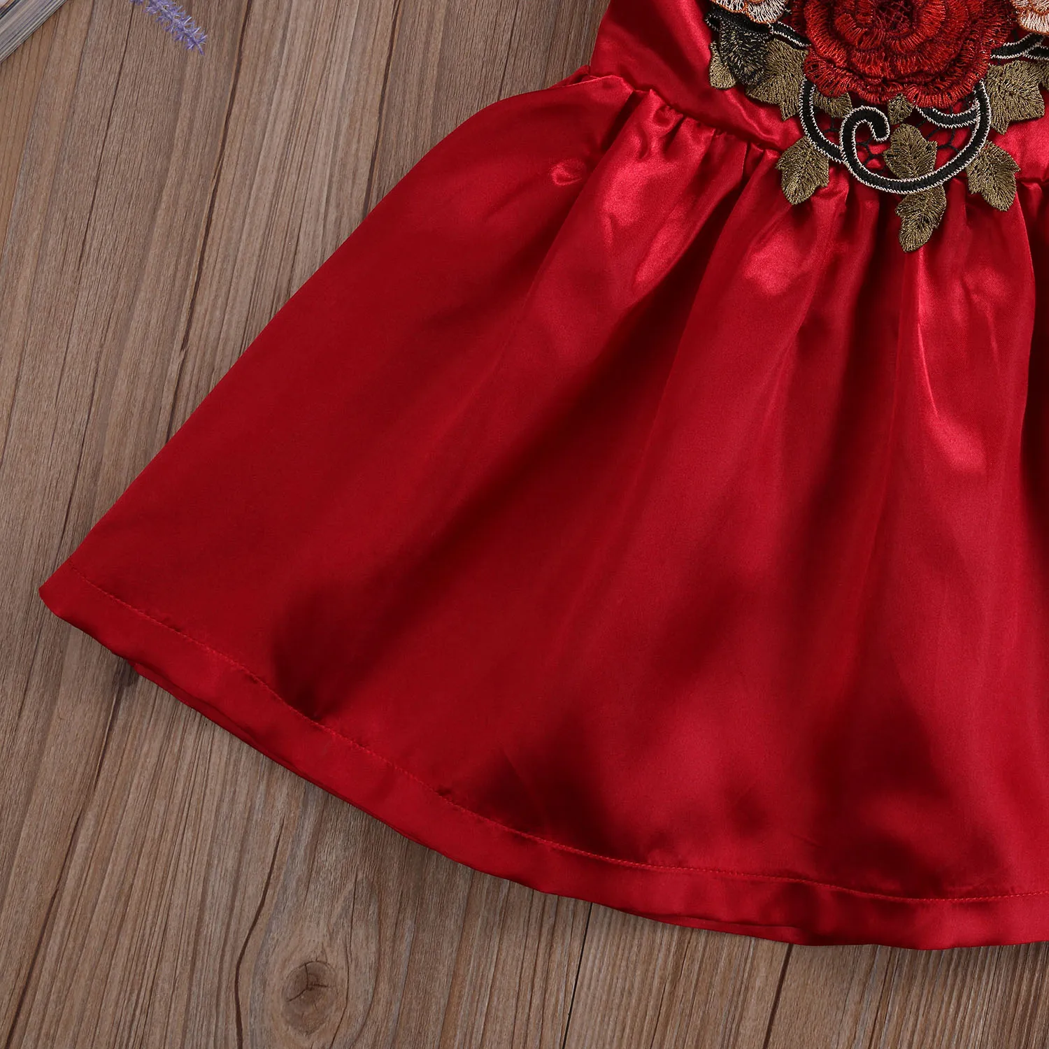 Toddler Kids Baby Girls Flowers Party Dress Formal Dresses Cute 3D Rose Princess Clothes Summer 6M-5T | Детская одежда и обувь