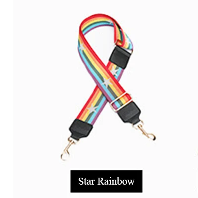 star rainbow DUSUN, радужная сумка на ремне, сумка на ремне, широкая сумка на ремне, Сменный ремень, аксессуар, сумка, часть, регулируемый ремень для сумки 120 см - Цвет: star rainbow