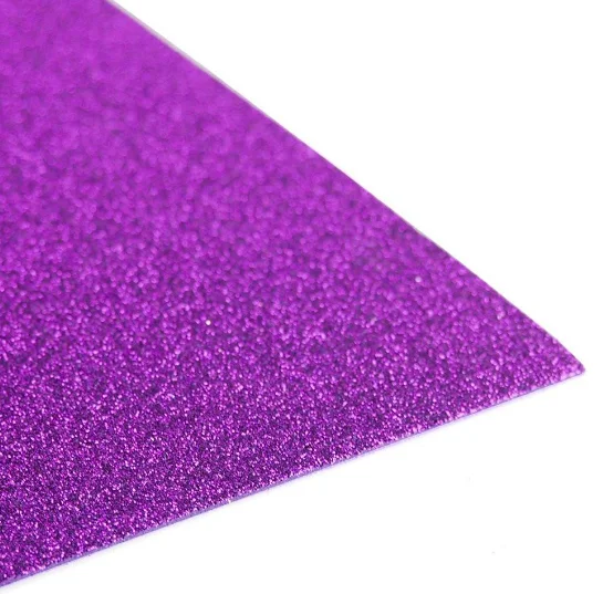 Purple Губчатая бумага блестящая золотая бумага ручной работы, 5 листов Клейкая Пена Золотая блестящая бумага, DIY материалы для творчества - Цвет: Purple