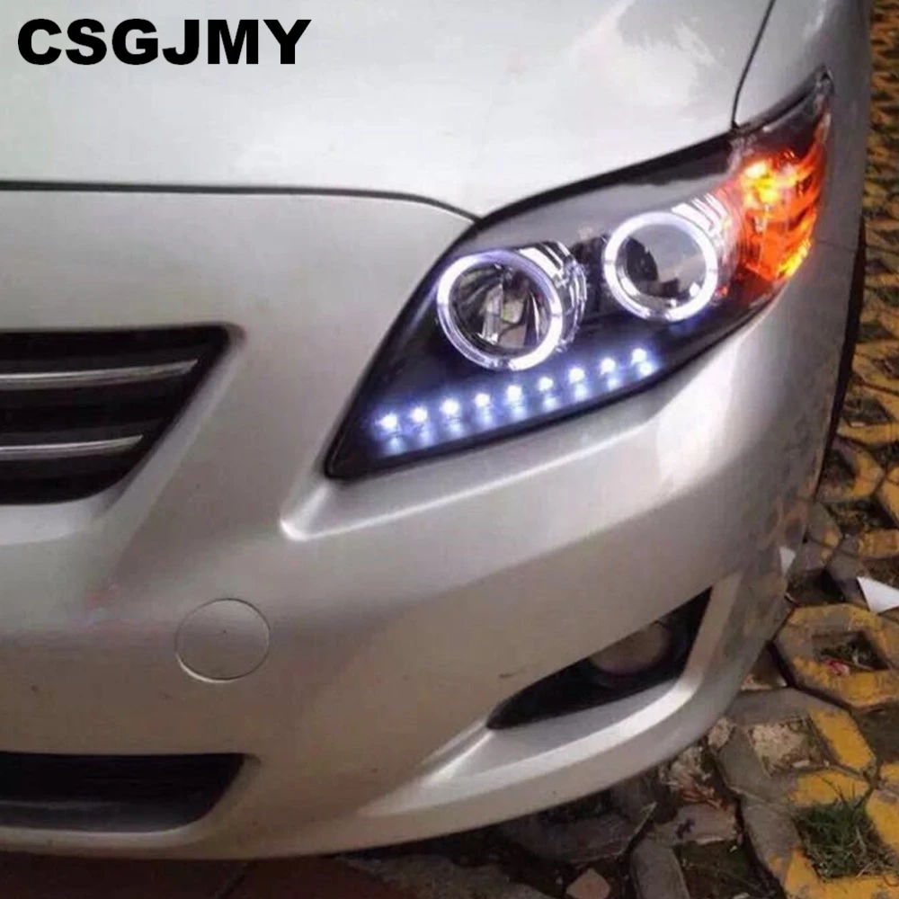 Чехол для автомобильной фары Toyota Corolla Altis 2008 2009 светодиодный ные DRL Биксеноновые