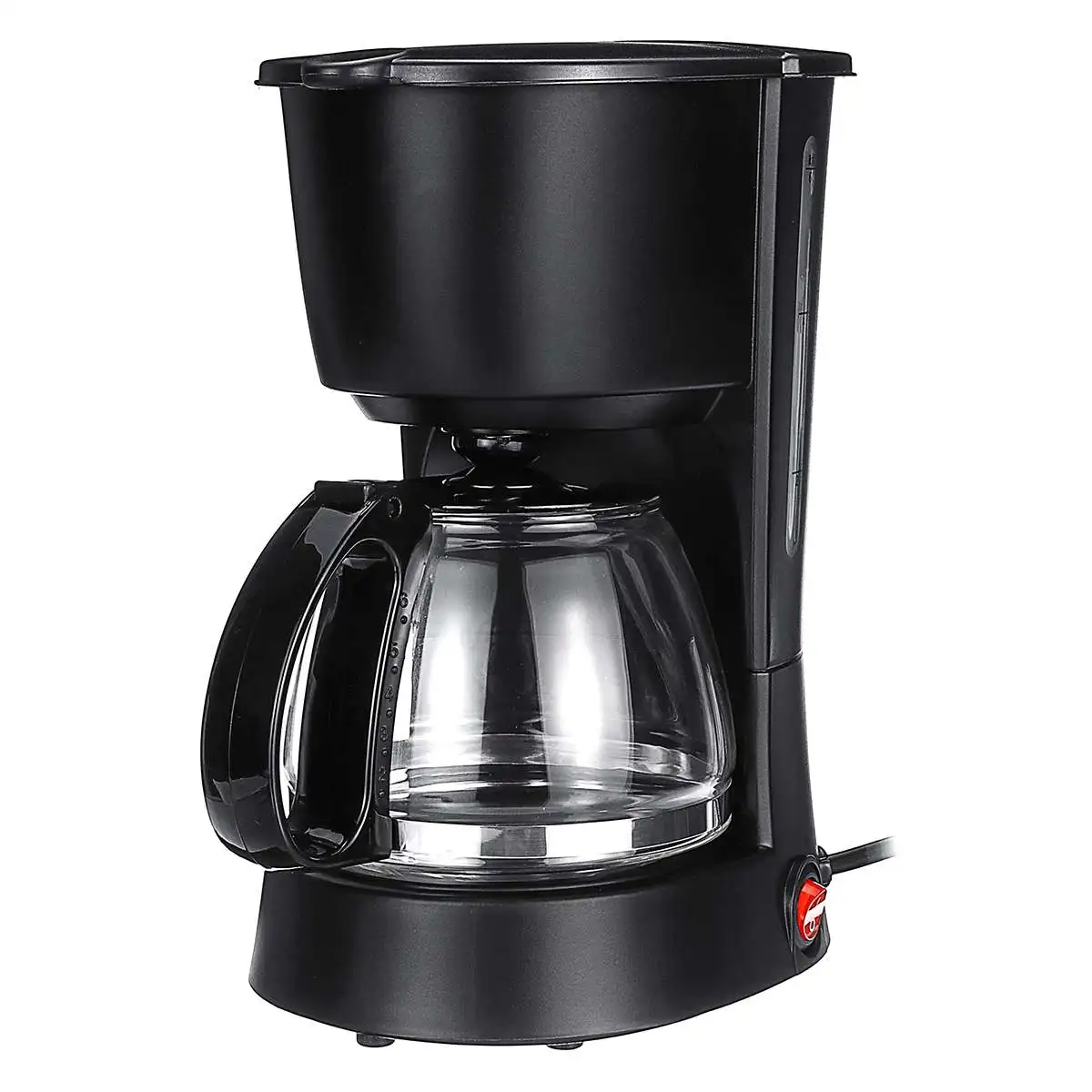 Warmtoo 5-10 чашек, 600 мл, кофе в американском стиле, капельная плита, чай/кофемашина, бытовой офис 550 Вт