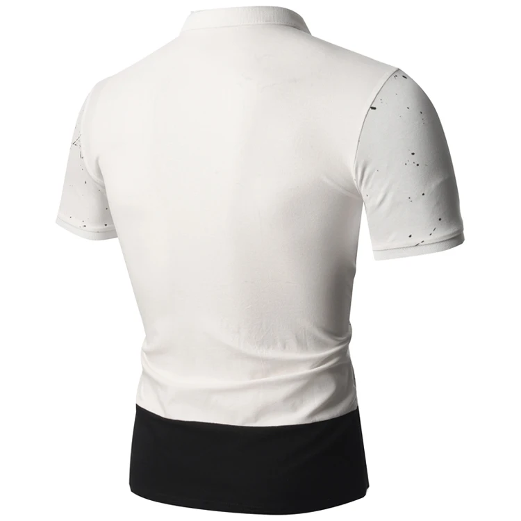 New Hot Mens Polo Shirt Brands Male printing Short Sleeve Fashion Casual Slim Breathable Polos Men Lapel Business Jerseys | Мужская