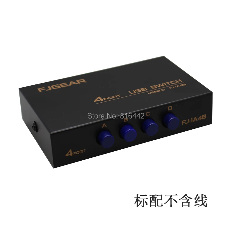 Usb переключатель с 4 портами usb концентратор для ПК сканера принтера порта