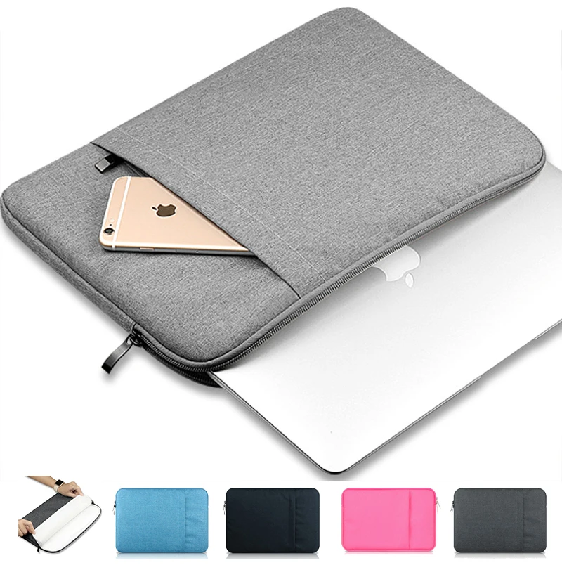 Velvet lining Laptop Sleeve Case Notebook Computer Tablet Cover Bag Skin for Macbook Dell Lenovo 11&quot12&quot13&quot15&quot 2021 |