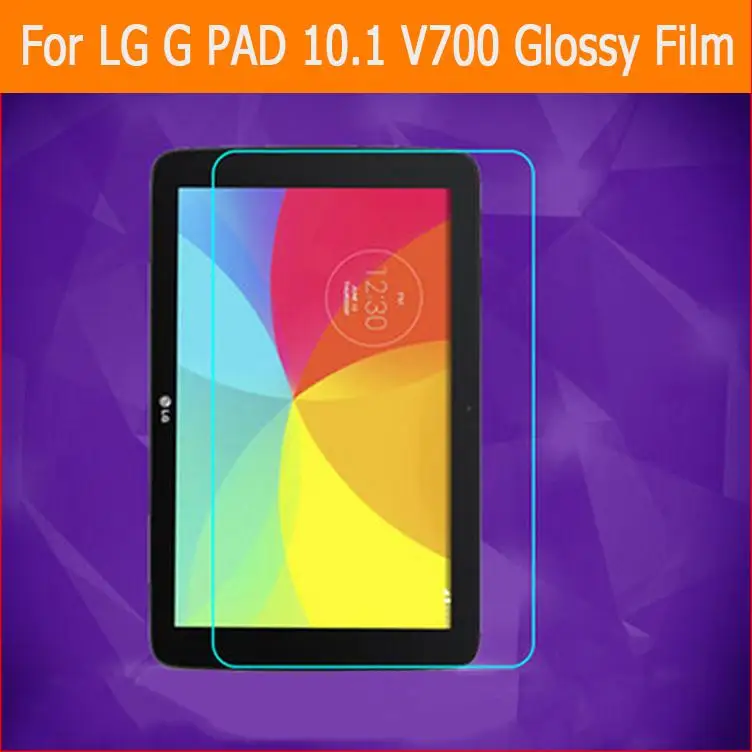 Высокий прозрачный глянцевый пленка протектора экрана для LG G PAD 10 1 V700 планшет