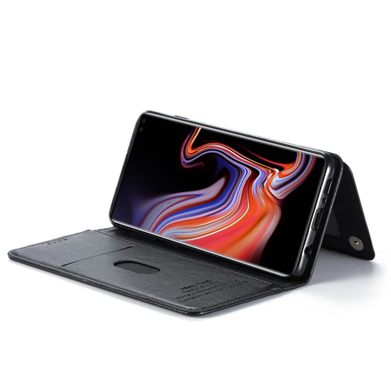 Чехол для Samsung Galaxy S9/S10 Plus/S10e Роскошный кожаный бумажник в стиле ретро кредитница