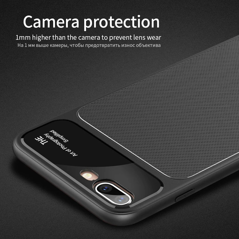 JUPOW Soft TPU Luxury Case For iPhone 8 creen Protector Tempered Glass Shockproof Full Back Cover X 7 10 Plus |