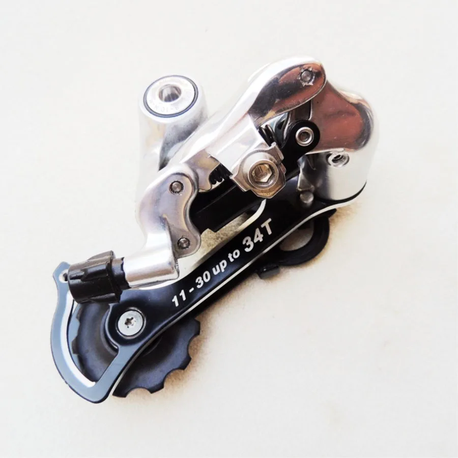 Rear Derailleur Microshift микро R10 алюминиевый сплав средняя нога задний переключатель складной велосипед Сплит переключатель - Цвет: Rear Derailleur