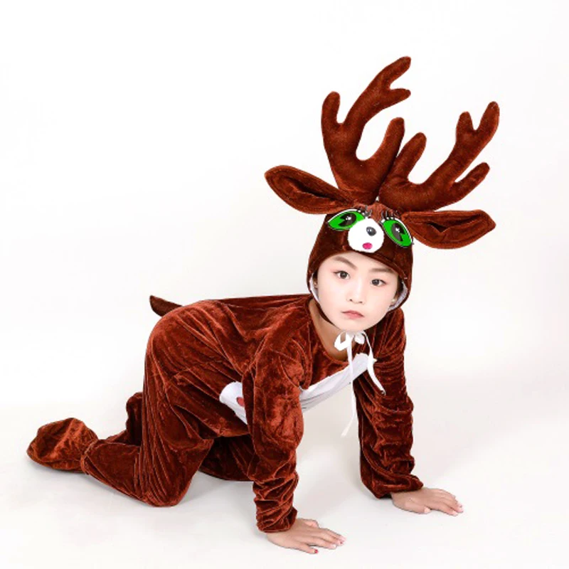 Детский Рождественский костюм для косплея Комплект комбинезонов комбинезон с