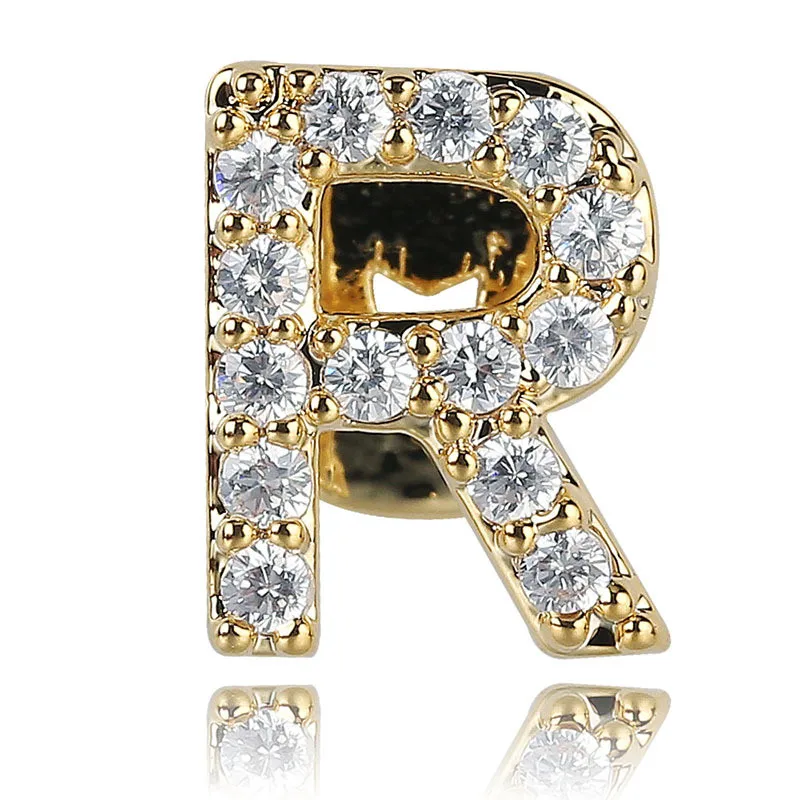Хип-хоп буквы зубы Grillz модные буквы Сделай Сам зуб для мужчин и женщин Новое поступление рэп рок зубные решетки ювелирные изделия