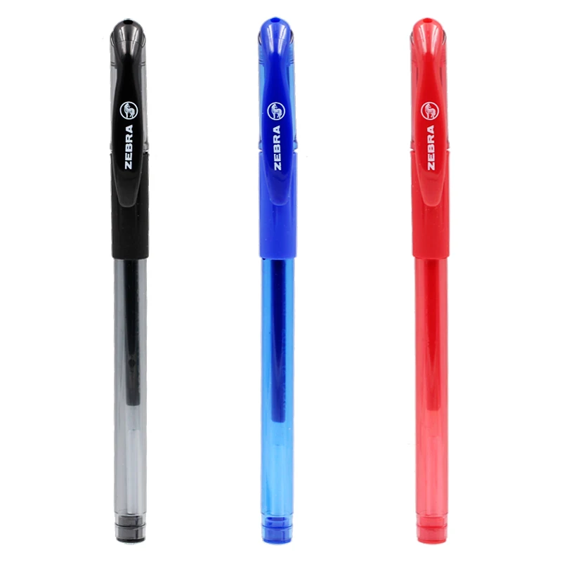 6 шт./компл. Zebra C-JJ100 гелевая чернильная ручка красные/синие/черные чернила 0,5 мм Шариковая ручка pennen принадлежности для письма
