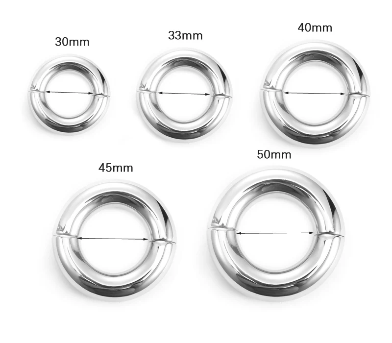 Дневник для взрослых тяжелое магнитное металлическое кольцо члена 5 размеров