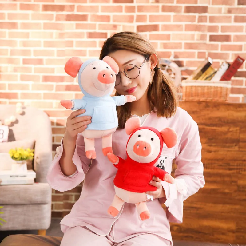 30 см Kawaii НИСИ свинка кукла поросенок Ститч свитер из мультфильма мягкого плюша