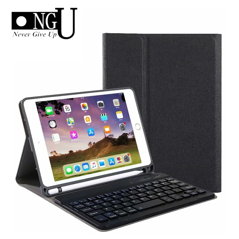 Чехол для клавиатуры с Bluetooth iPad Mini 4 5 роскошный чехол из искусственной кожи 2019 со