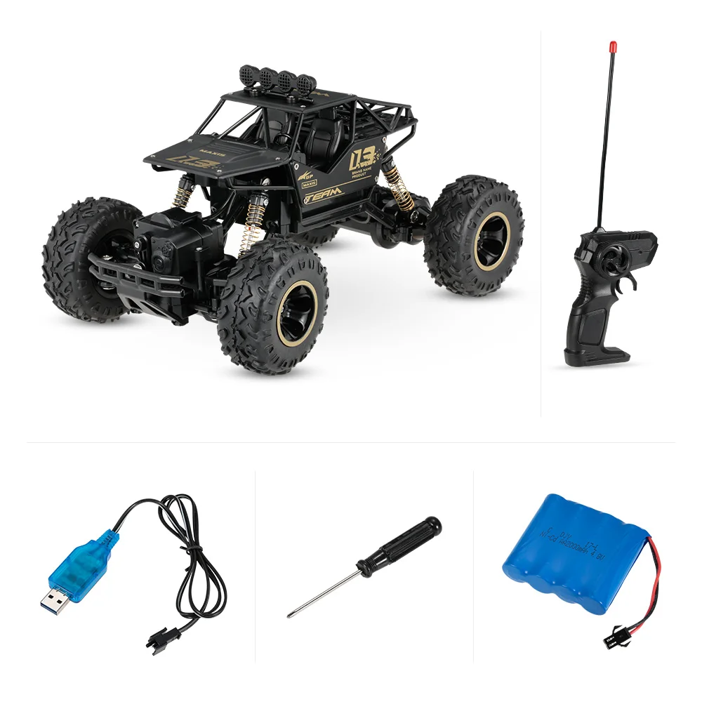 Новый сплав четырехколесный привод Rc автомобиль восхождения грязный мотоцикл