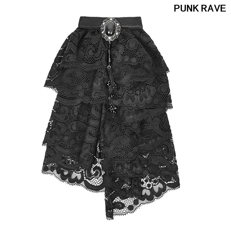 Мужской галстук в стиле стимпанк готический винтажный викторианском с оборками