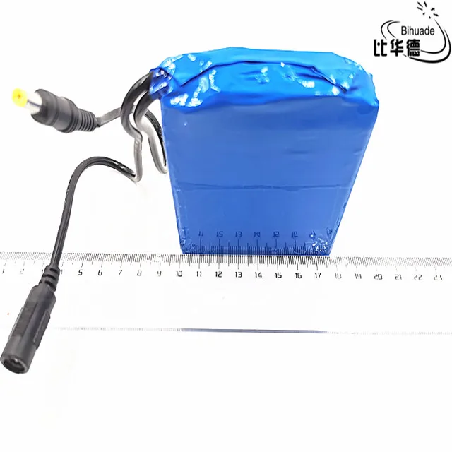 12 V 4000 mah литиевая батарея перезаряжаемая DC Батарея полимерная для монитора мотор