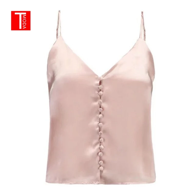 T Moda белый укороченный топ 2017 женская обувь с v-образным вырезом боты без рукавов