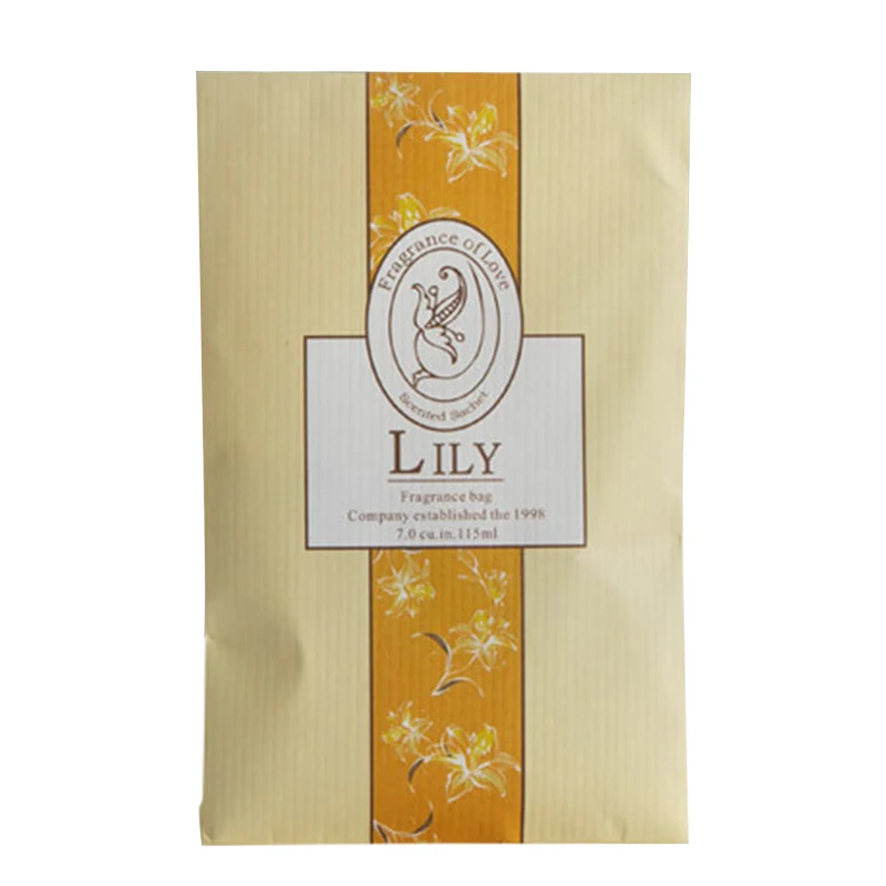 Lily Освежители воздуха натуральные благовония шкаф Висячие ароматный аромат сумка Шкаф для автомобиля специи карманы - Аромат: Lily