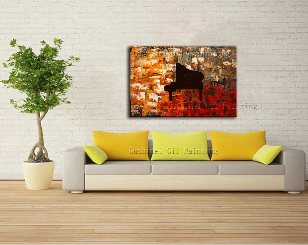 Новейший дизайн поп Современная живопись ручная роспись абстрактный инструмент