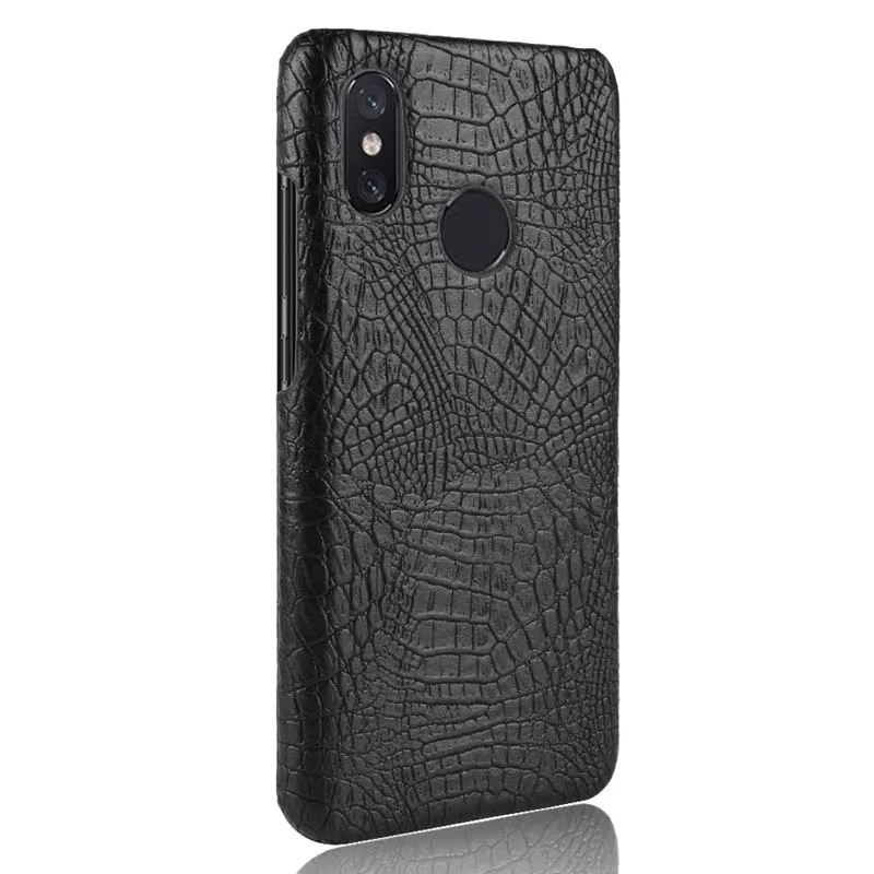Чехол для Xiaomi Mi 8 чехол Xiomi Mi8 роскошные чехлы из крокодиловой кожи с тиснением под