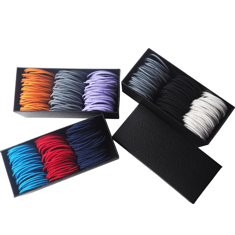 /50PCS Women Elastic fine 5cm Hair Bands Candy colors Rubber Band Ponytail Holder Gum For Women Headband Hair Rope Accessories